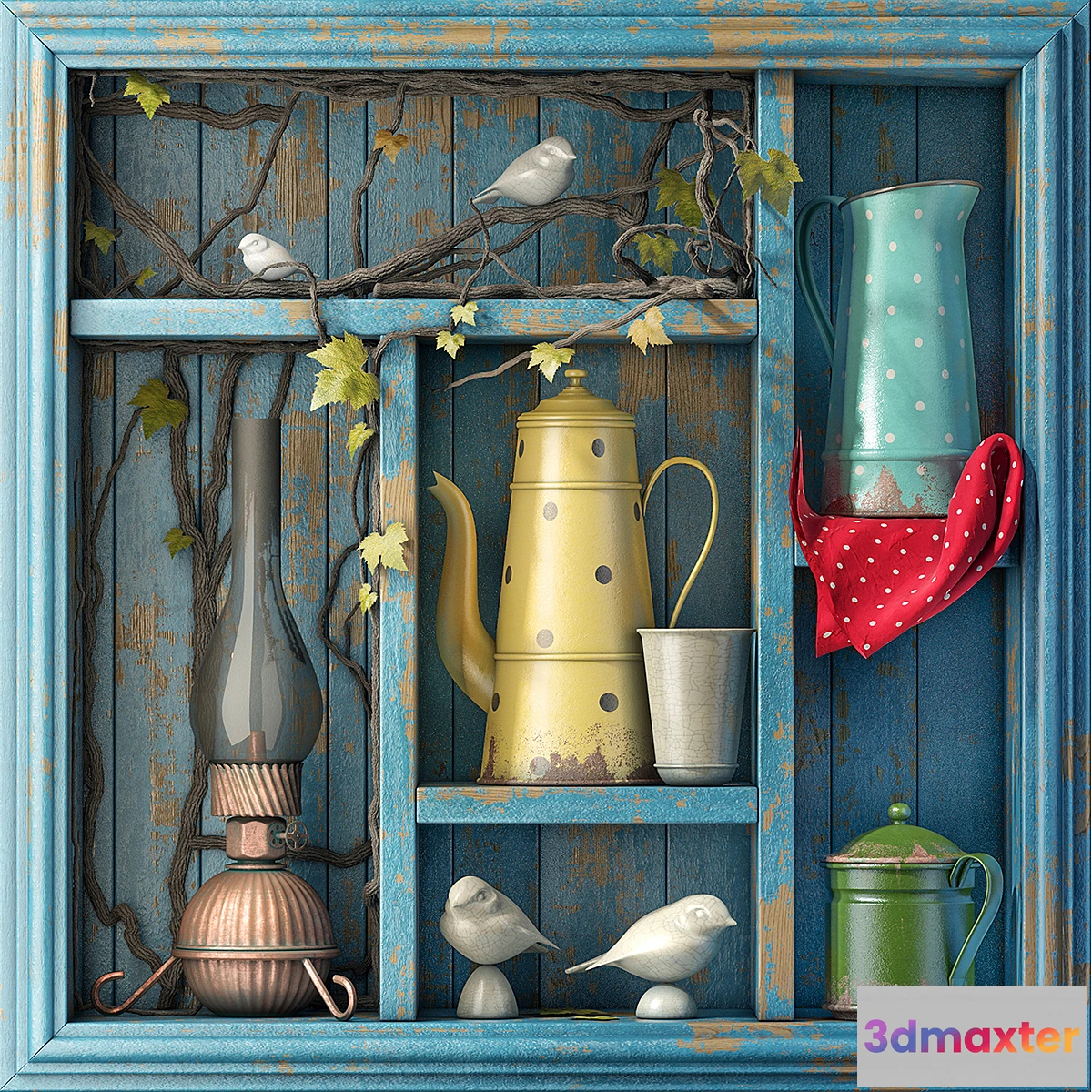 1290427 - Decorative set - No.50 3D Max