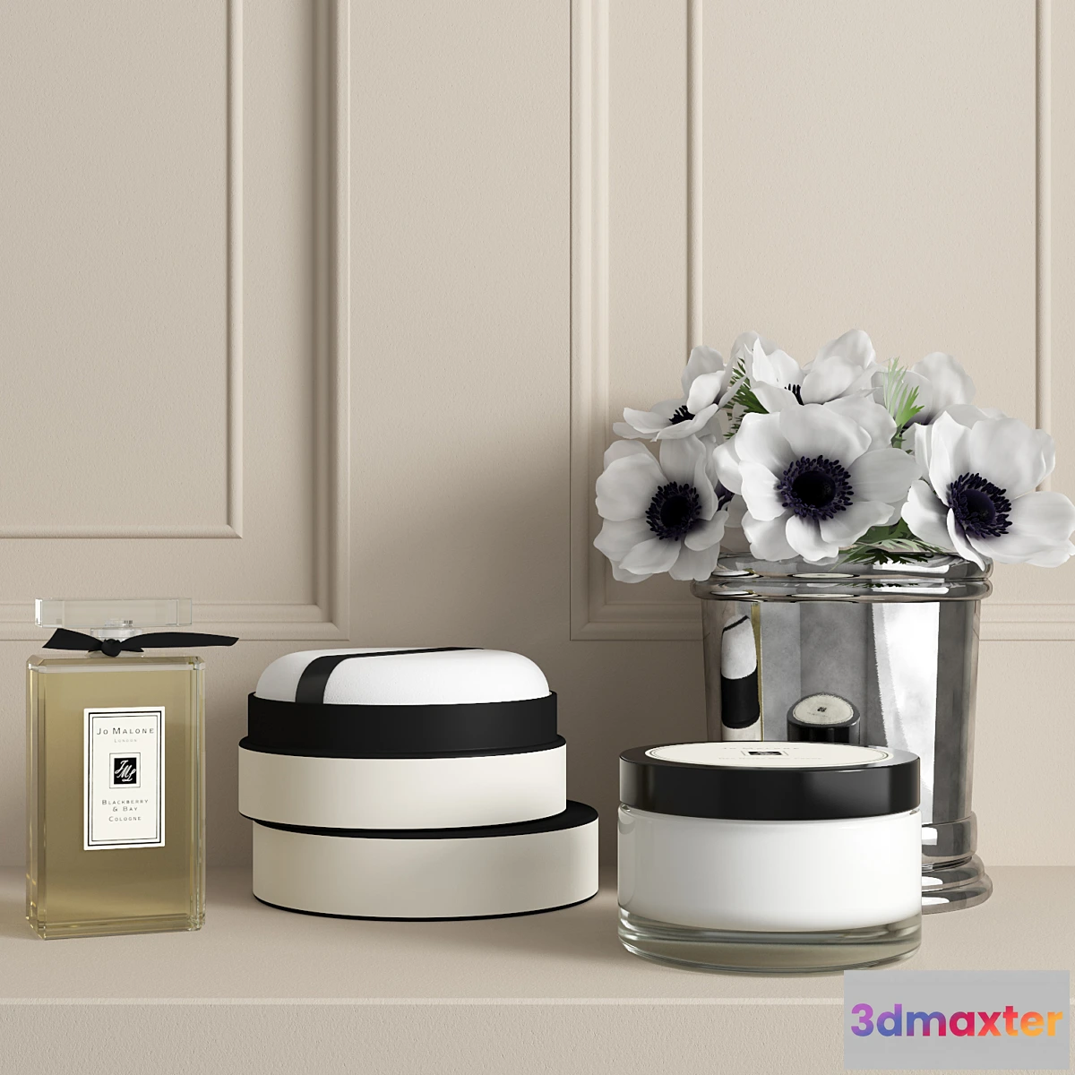 1290715 - Composition with anemones 3D Max