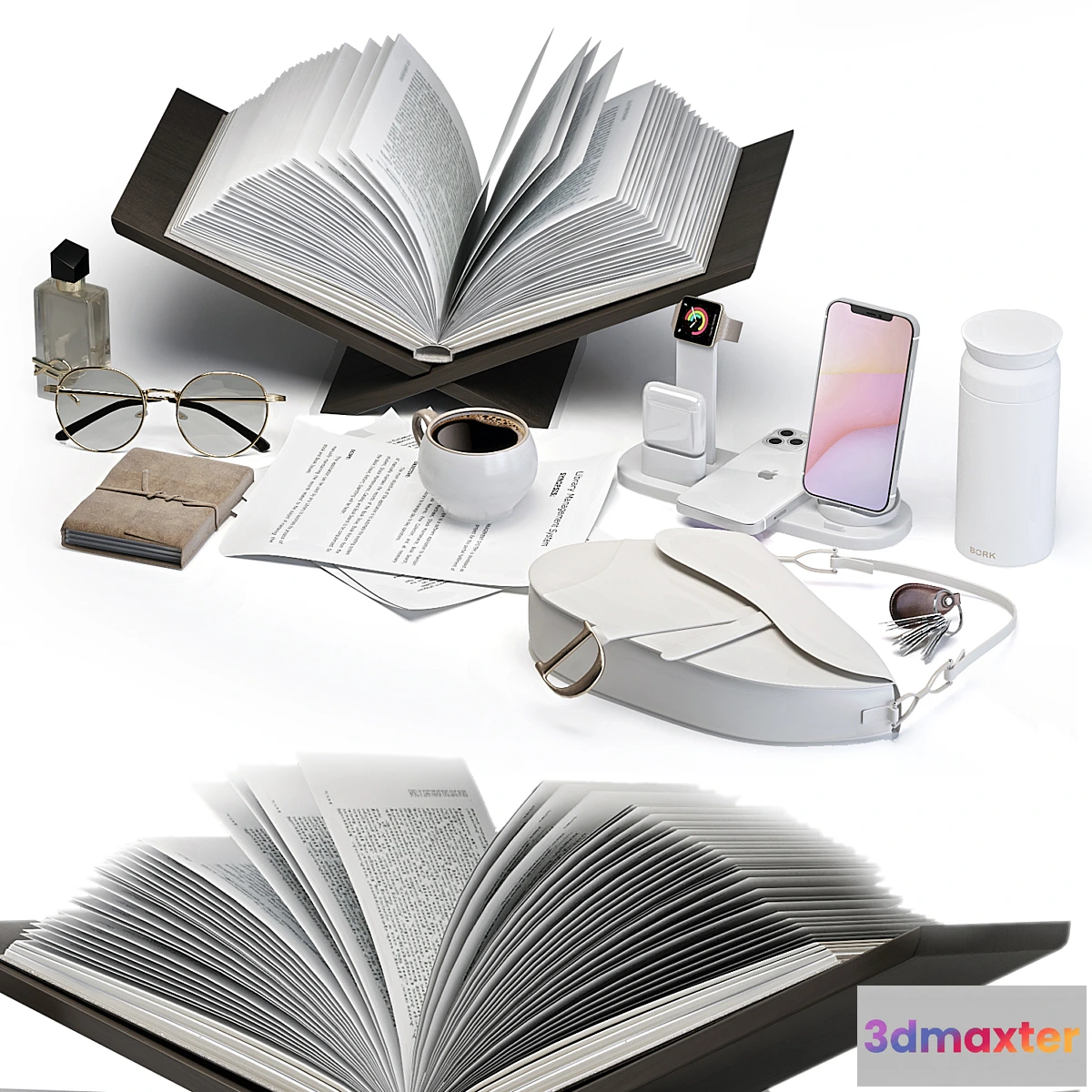 1294379 - Hallway Accessory Set - No.2 3D Max