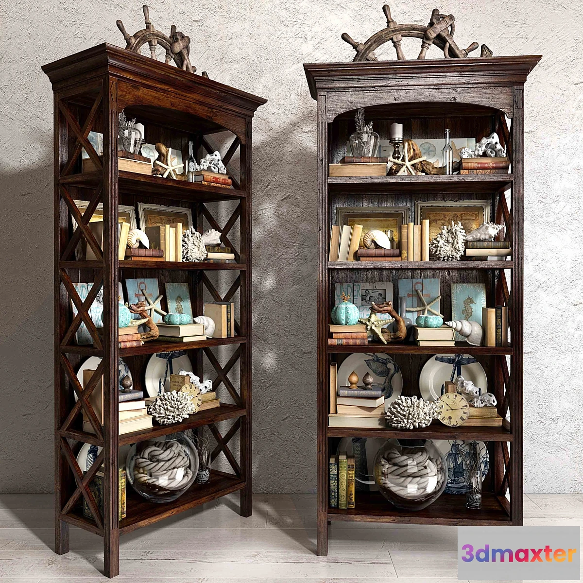 1294464 - Sea decorative set 01 3D Max