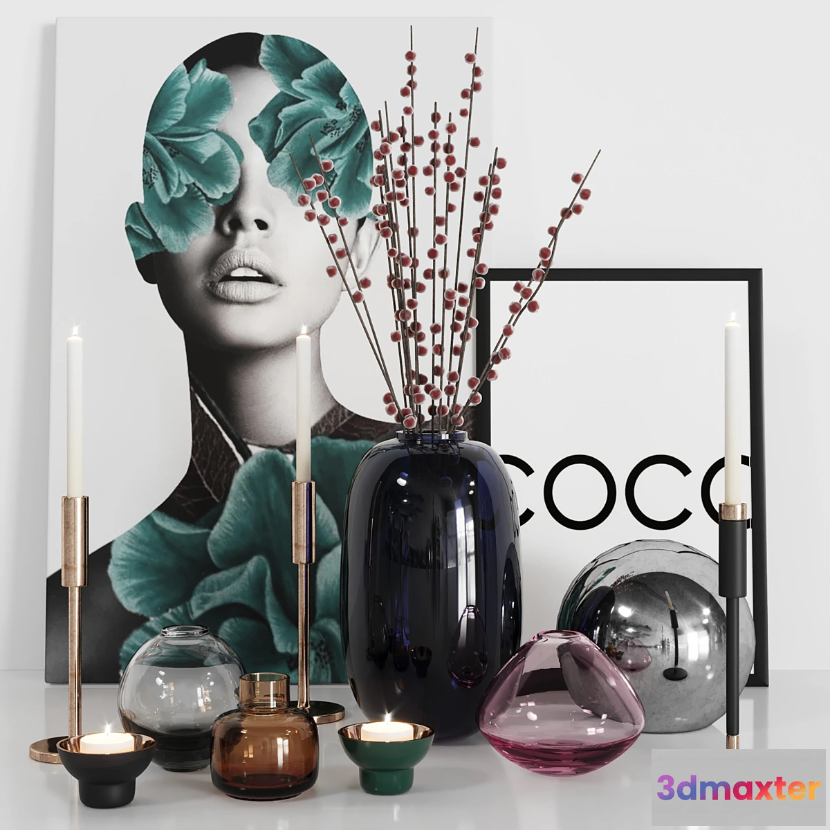 1296367 - Decor set 13 3D Max