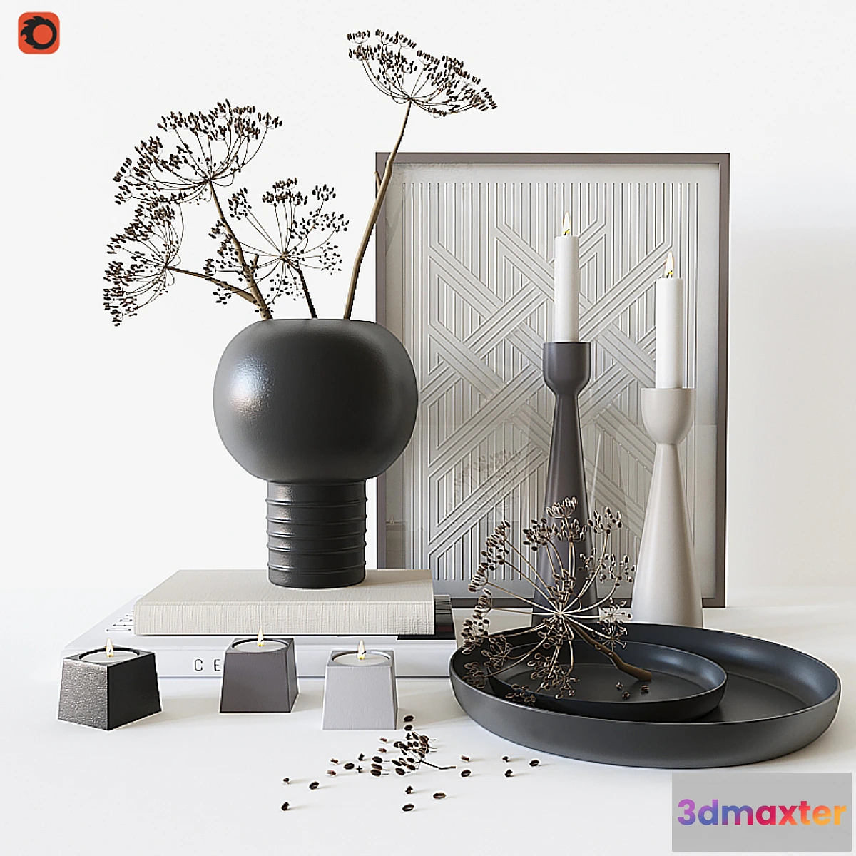 1296565 - Decorative set cominghome 1 3D Max