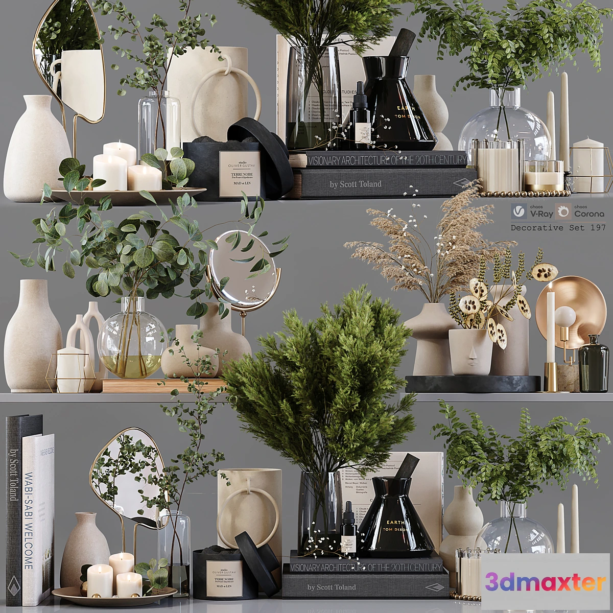 1299037 - Decorative Set 197 - No.2 3D Max