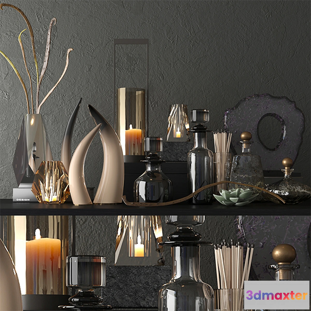 1299262 - ARTERIORS Decorative Set 3D Max