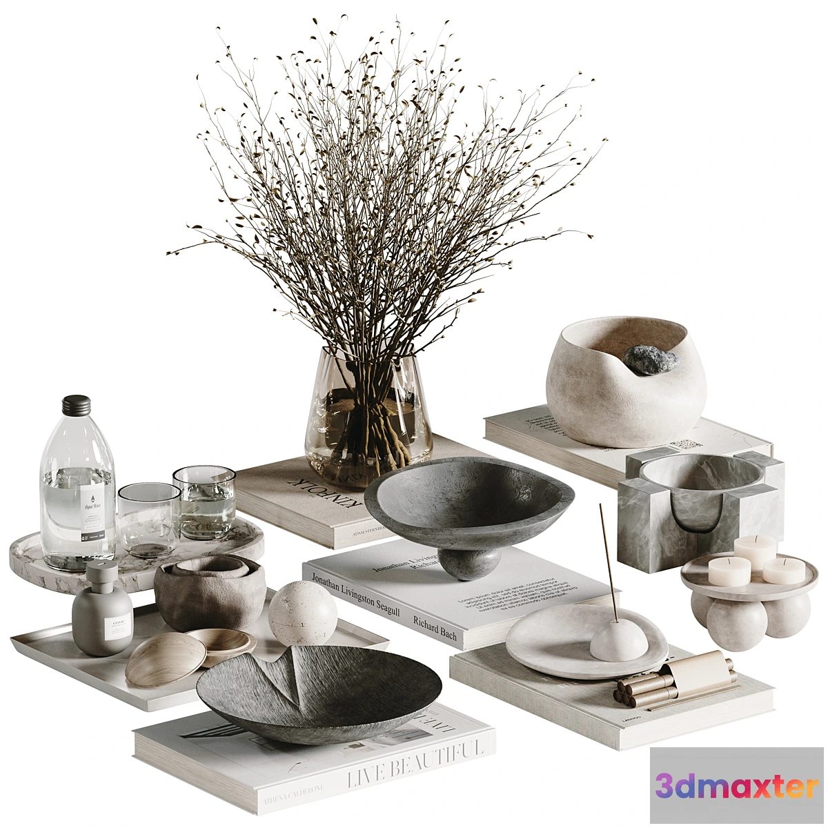 1302528 - Decorative set H91 - No.2 3D Max