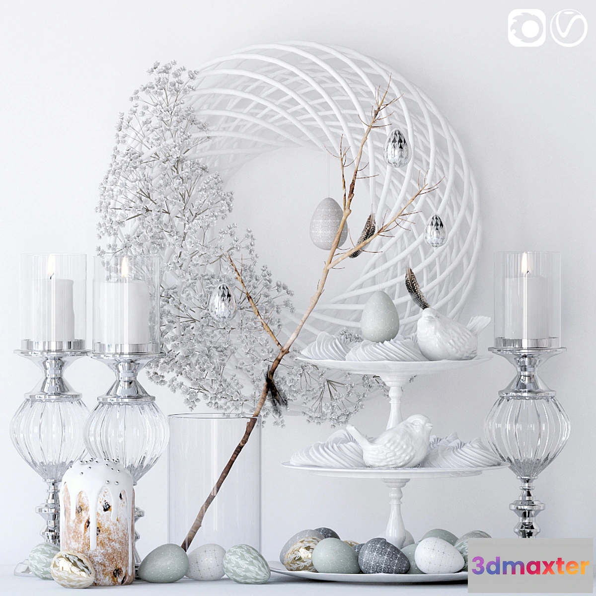 1302845 - Easter set - 7 3D Max