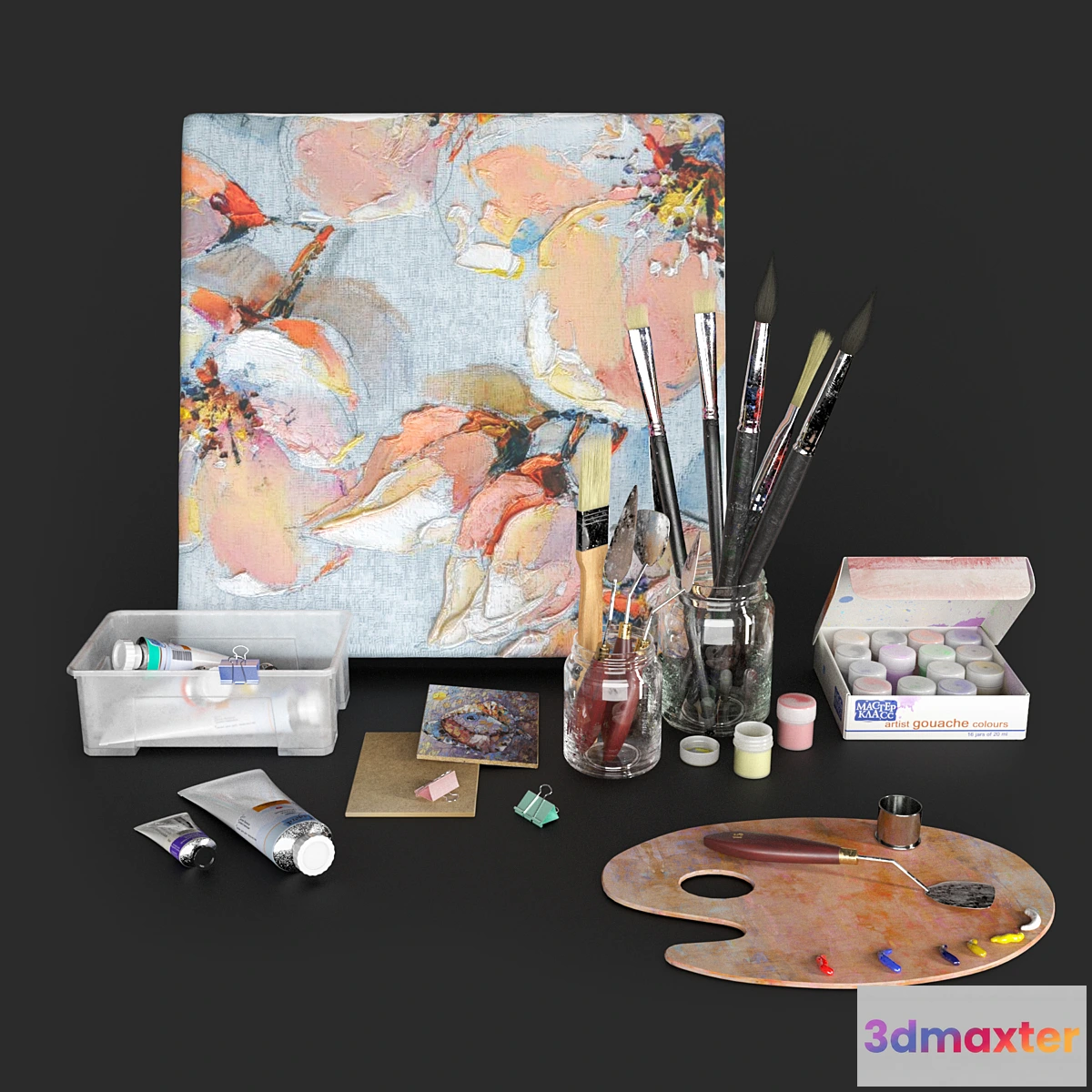 1304824 - Decorative set - No.74 3D Max