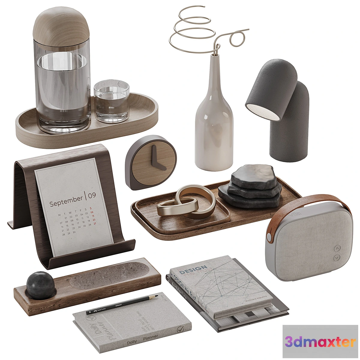 1306247 - 90 Decorative Coffee Table Set 3D Max