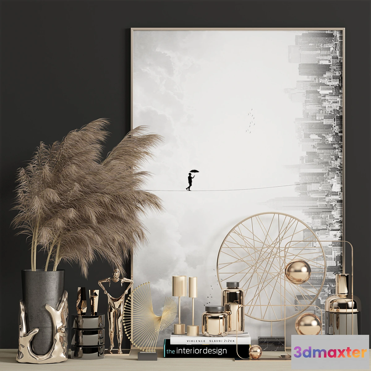 1306772 - Decorative Set - No.79 3D Max