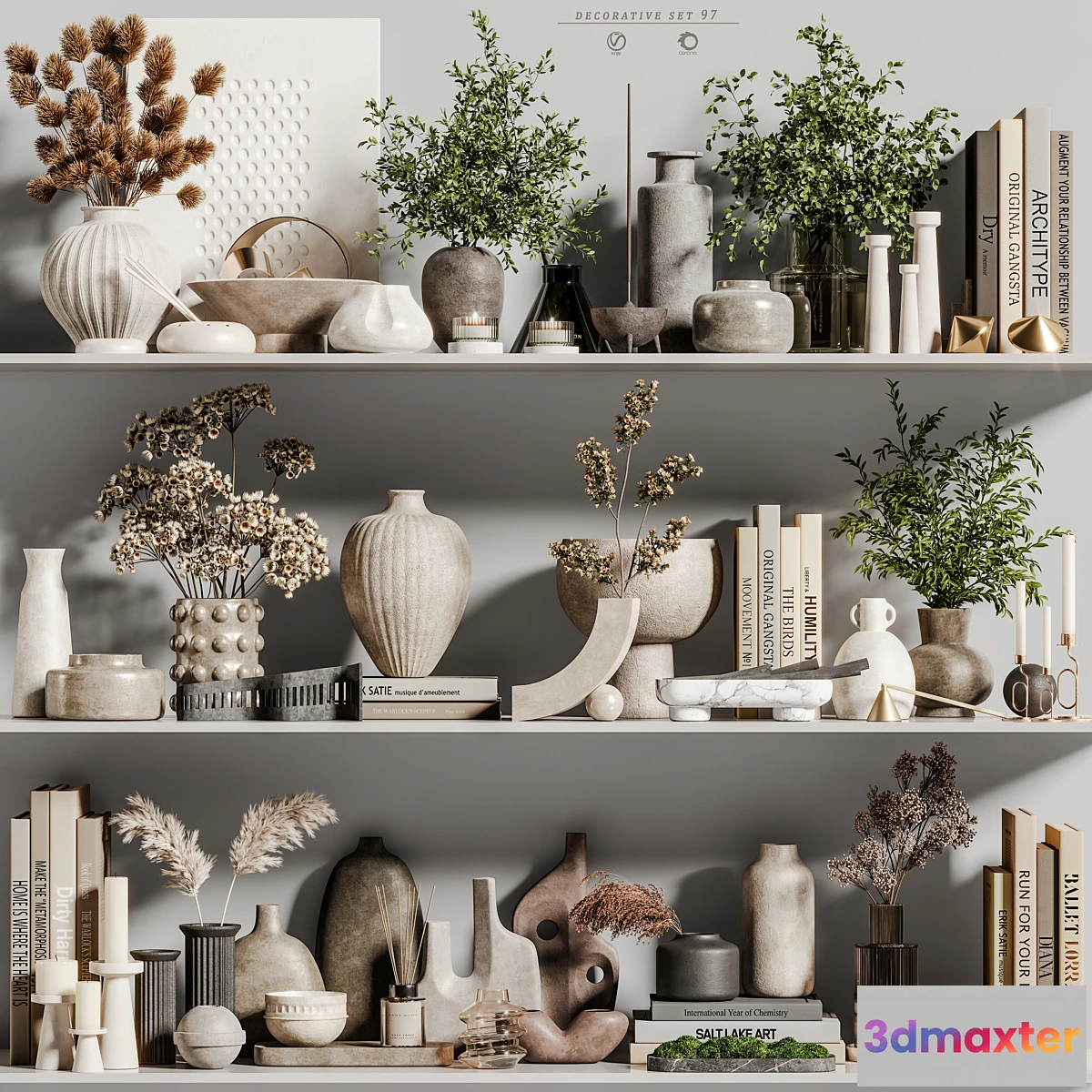 1310120 - decorative set 97 - No.2 3D Max