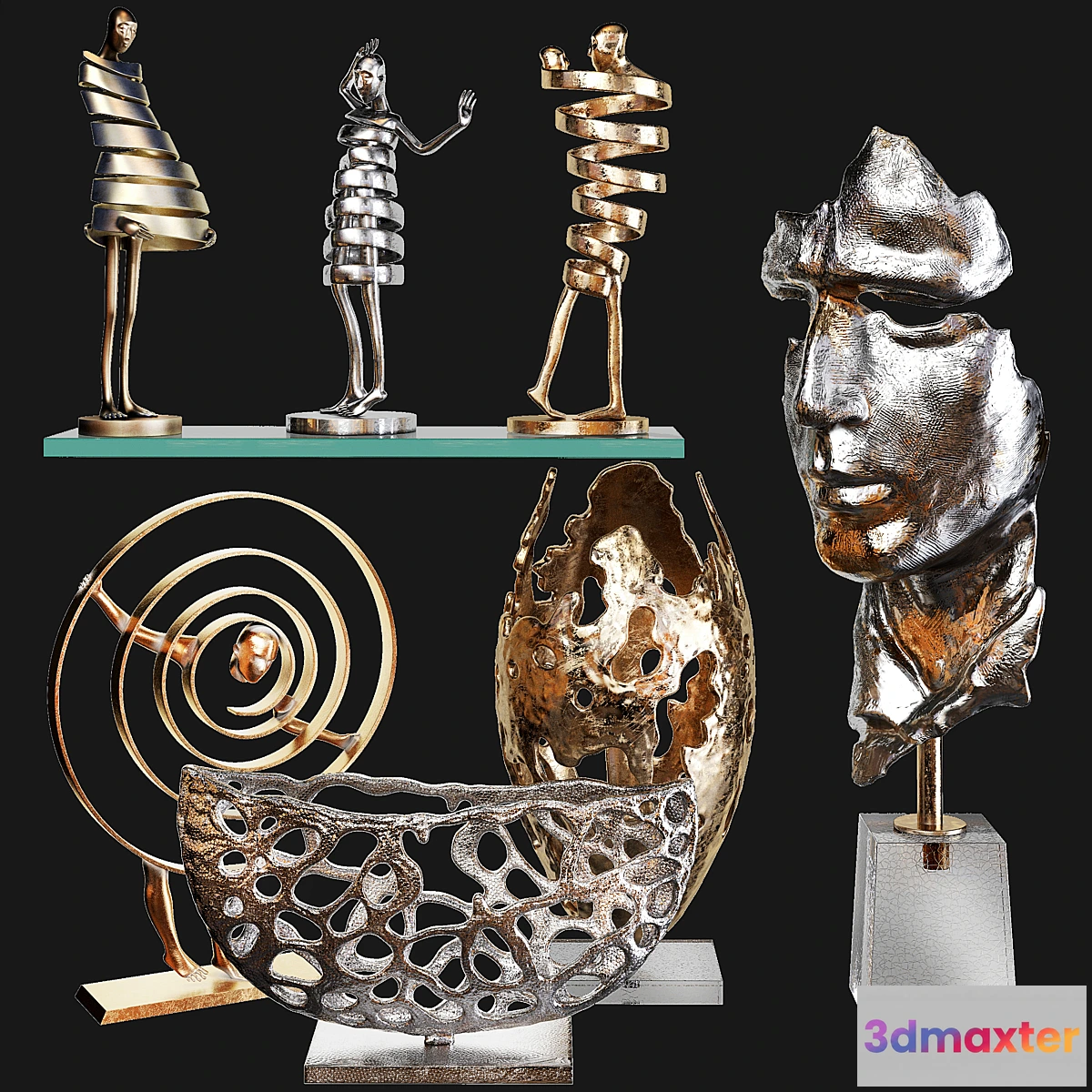 1313110 - Decorative set 66 3D Max