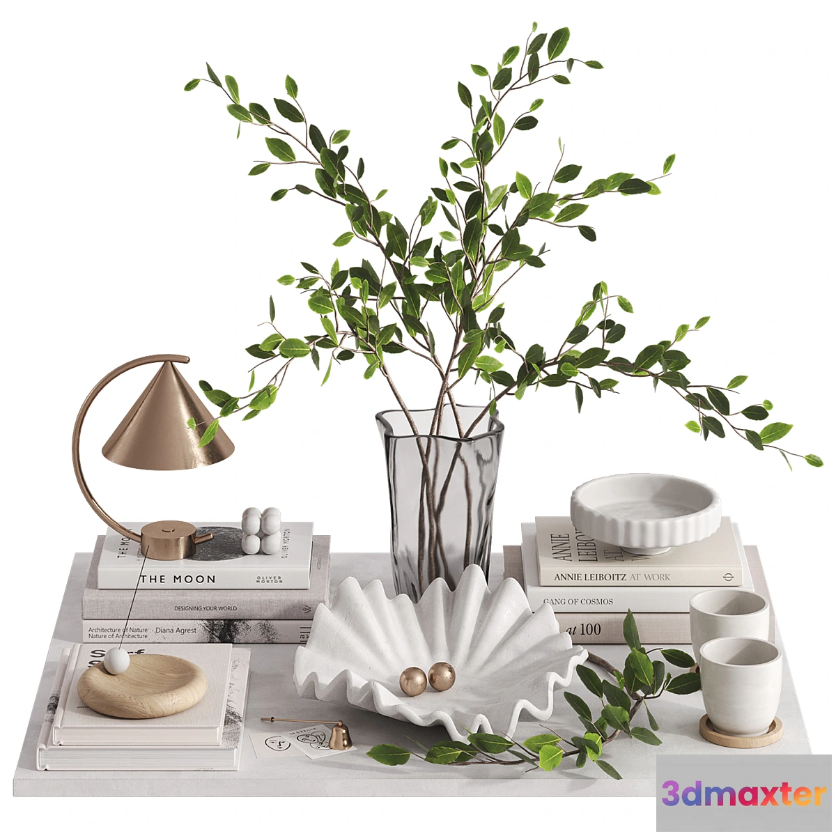 1314180 - Decorative set with Meridian Lamp 3D Max