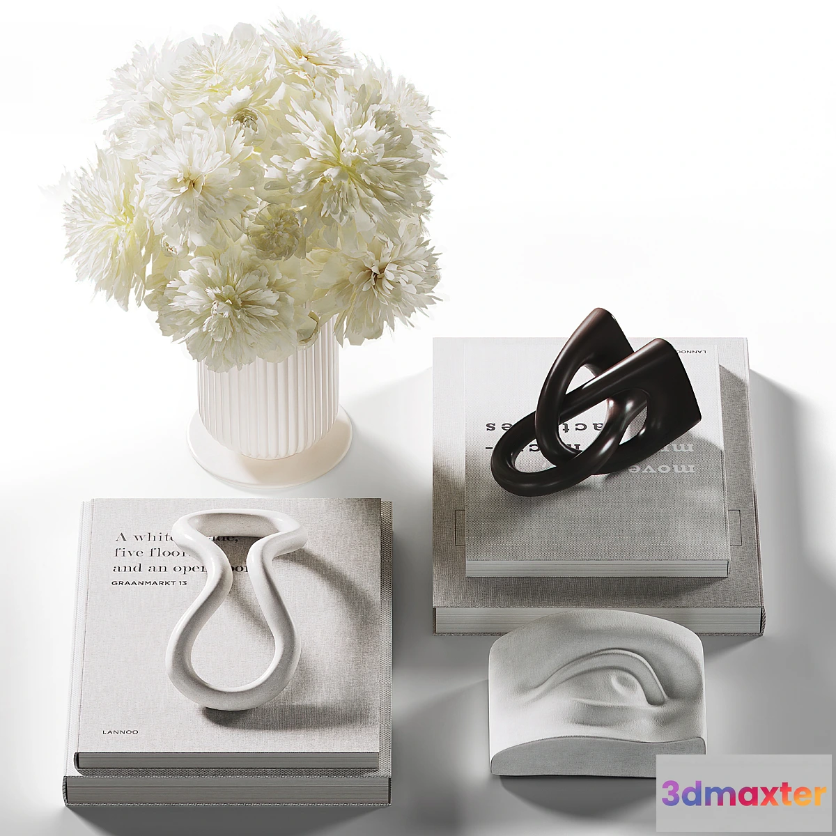 1315767 - Decorative coffee table set 37 - No.2 3D Max