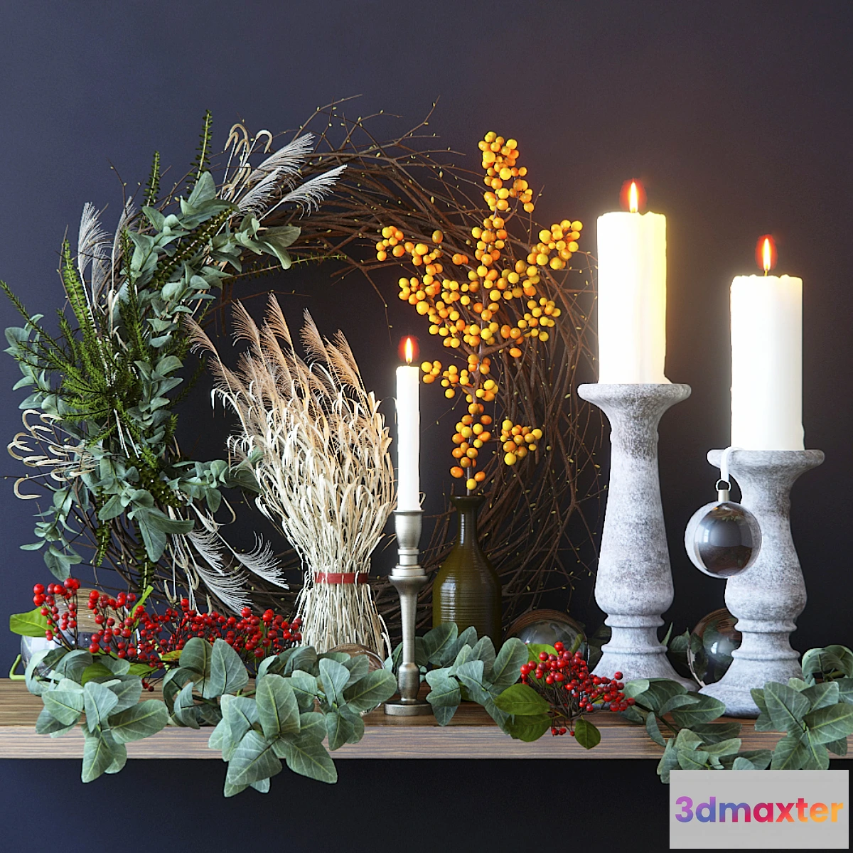 1317171 - Decorative set 9 3D Max