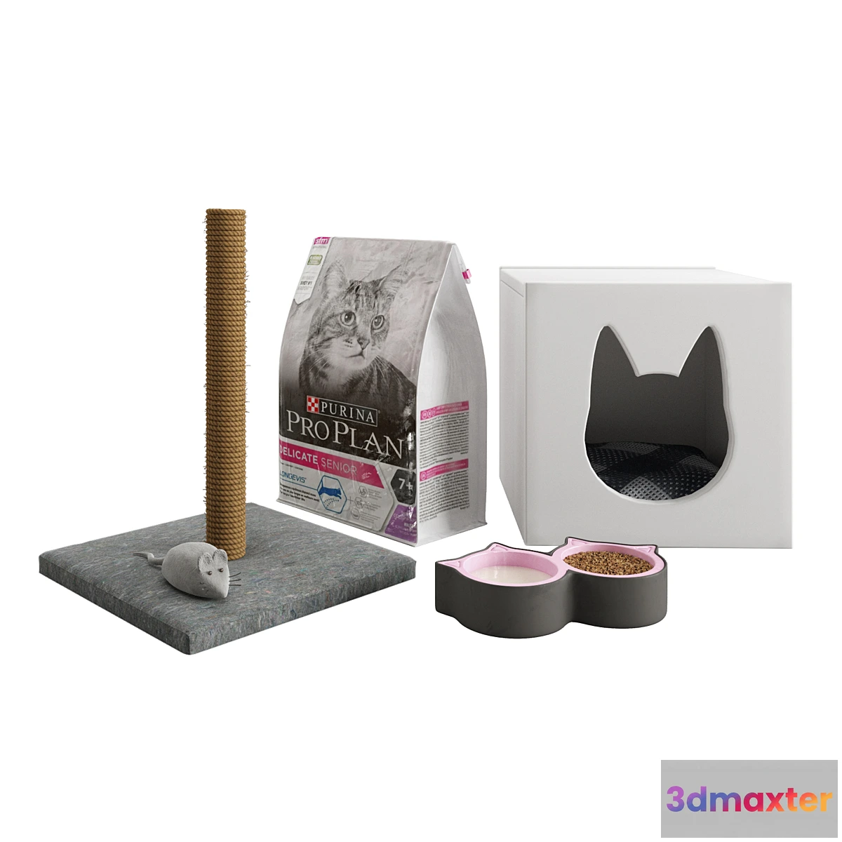 1318698 - Accessories for cats 01 3D Max