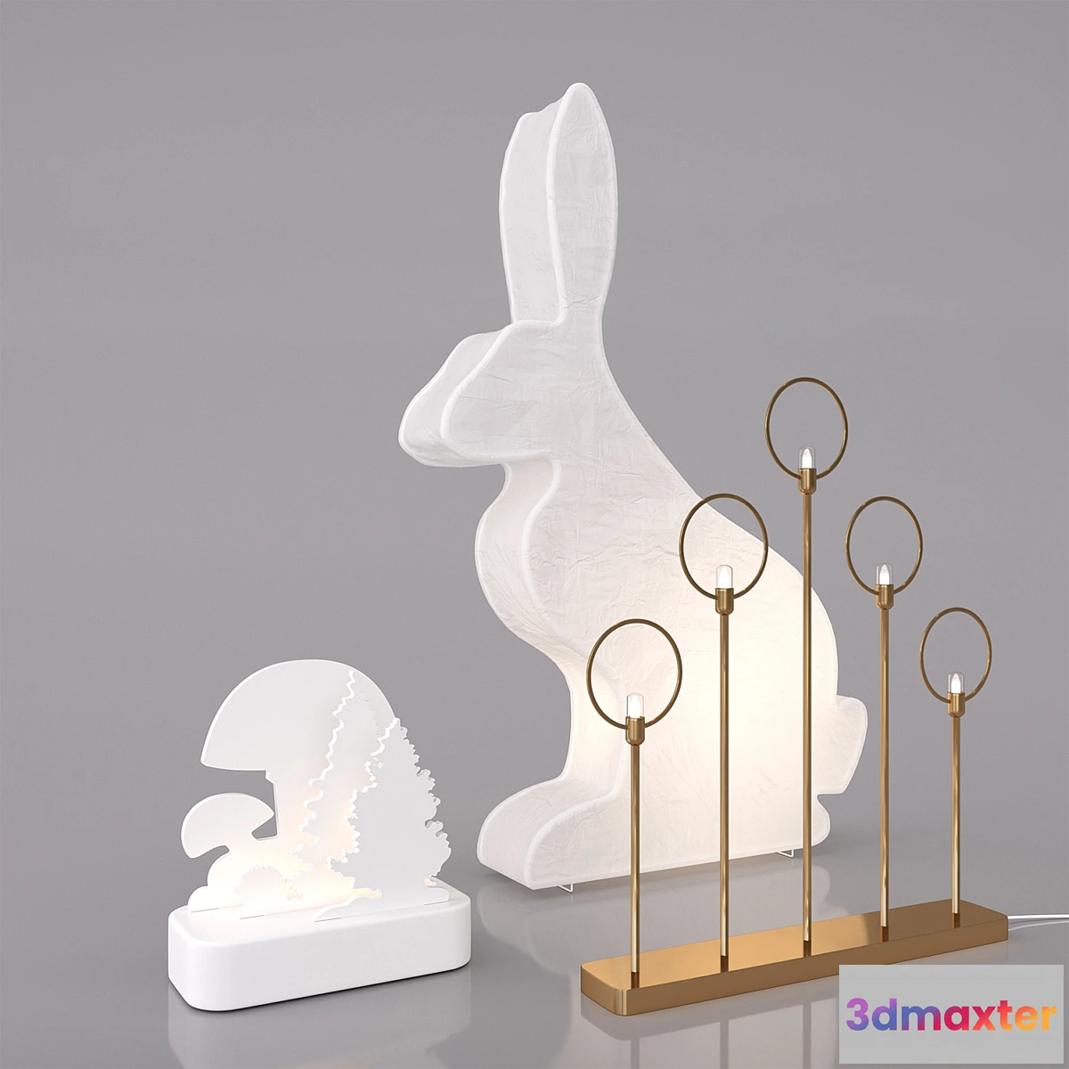 1318739 - Childrens Decorative Lamps _ Ikea 3D Max