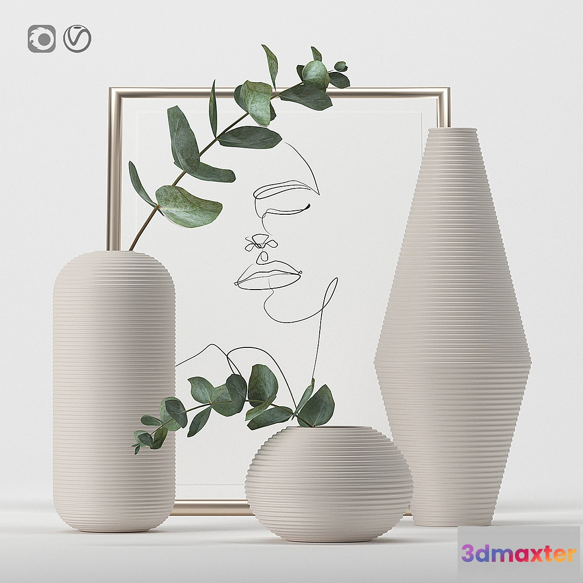 1319657 - Decorative set 14 - No.2 3D Max