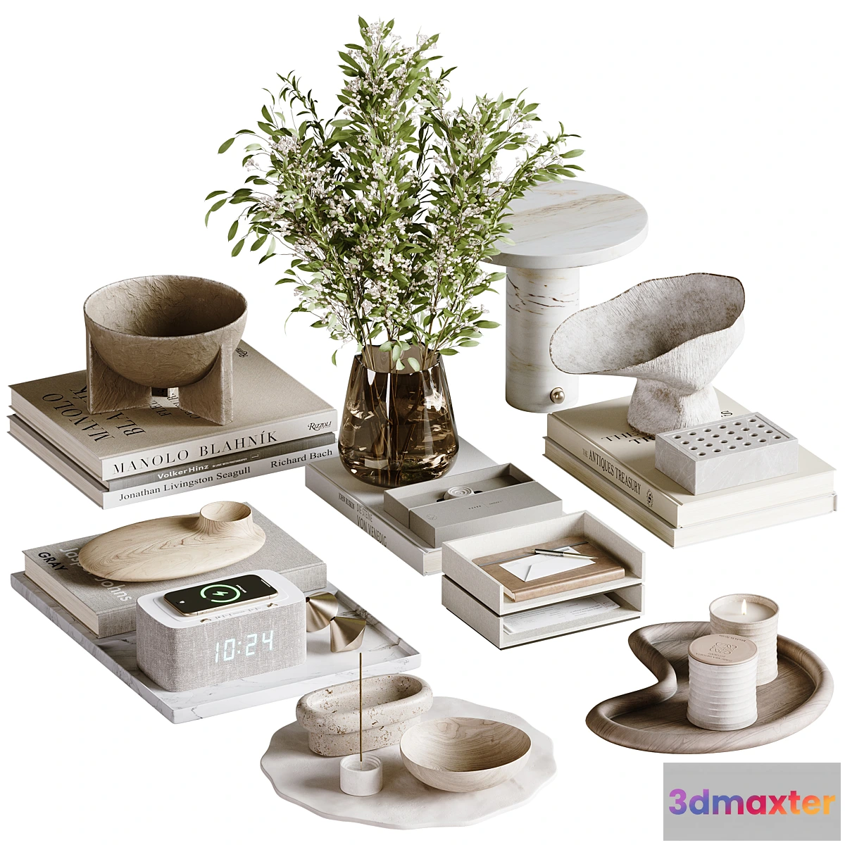 1322025 - Decorative set H75 - No.2 3D Max