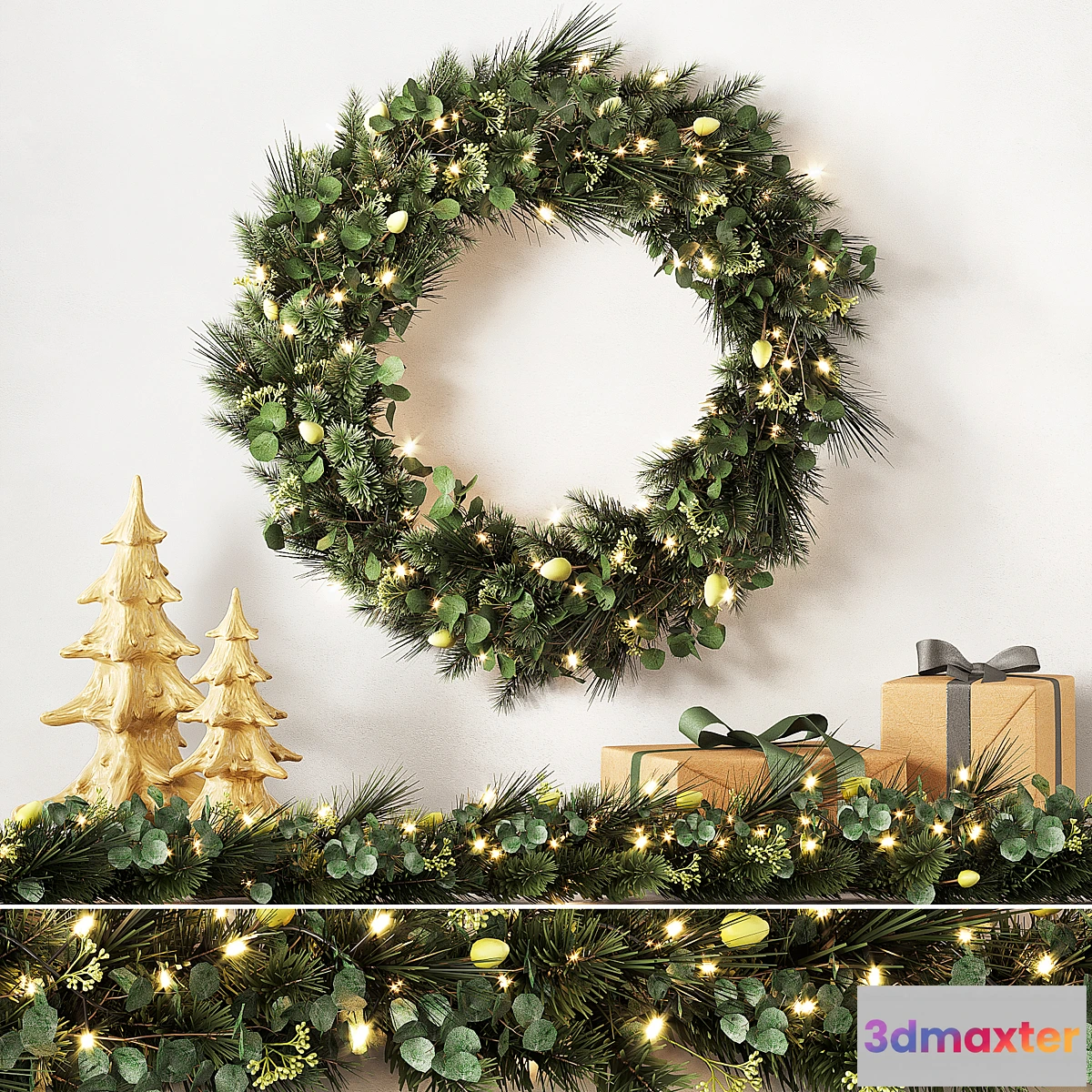 1324586 - Christmas decor Pottery Barn 3 - No.2 3D Max