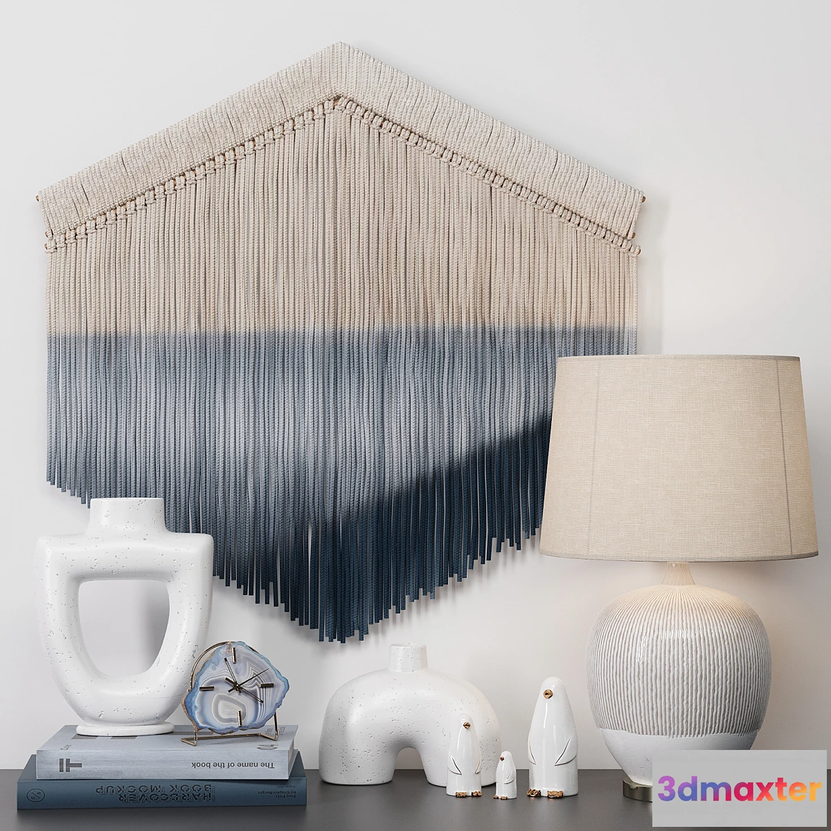 1326449 - Teddy and Wool Macrame Decor Set 03 3D Max