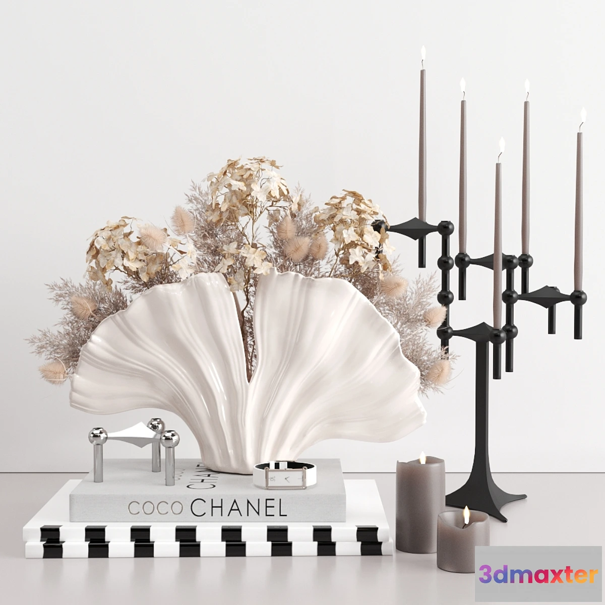 1326696 - Nude & Gray Decorative Set - No.2 3D Max