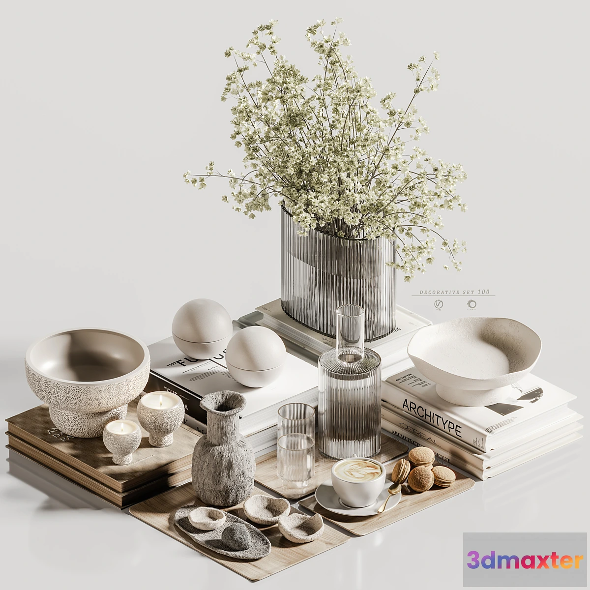 1327103 - decorative set 100 - No.2 3D Max