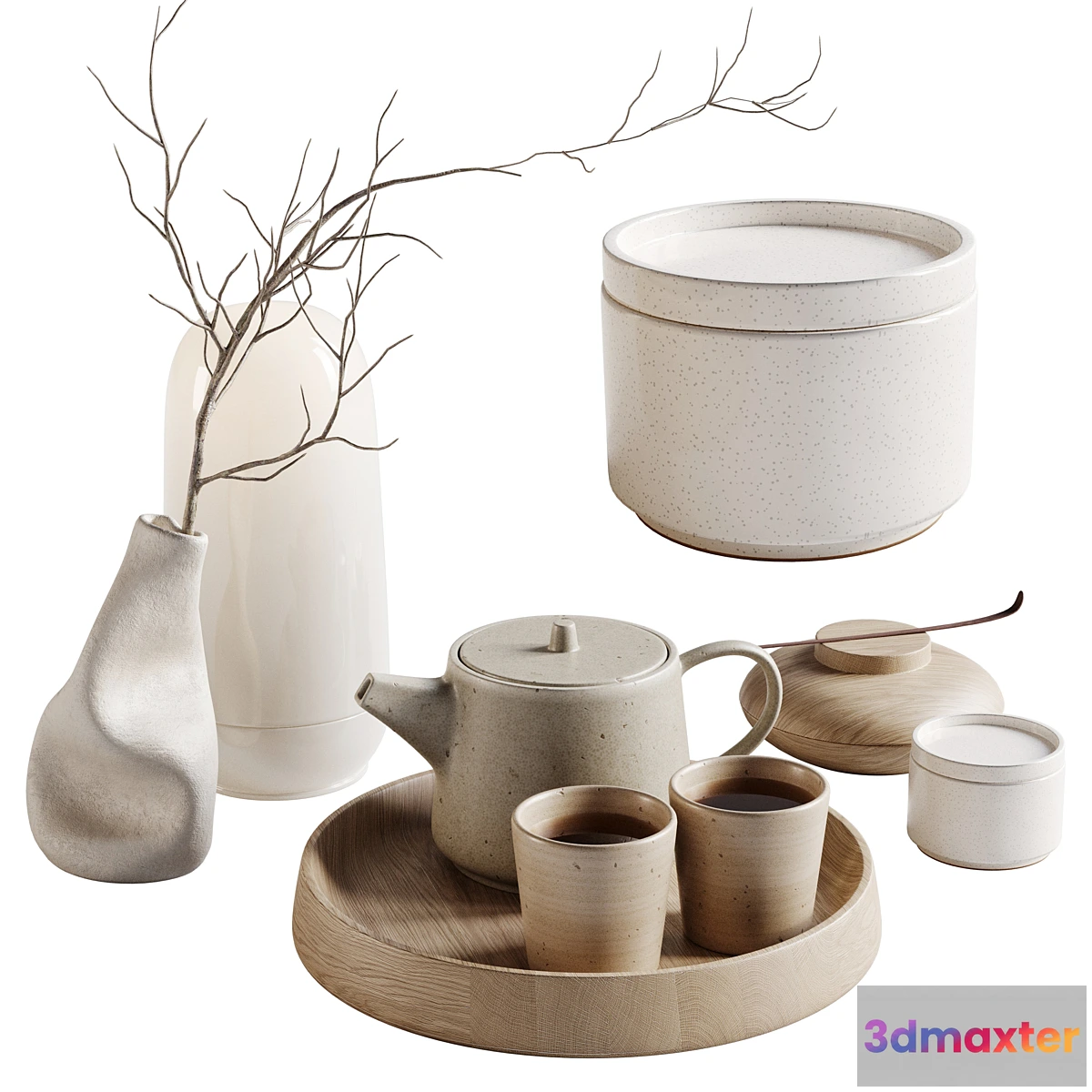 1328427 - Decorative set Kumi 3D Max