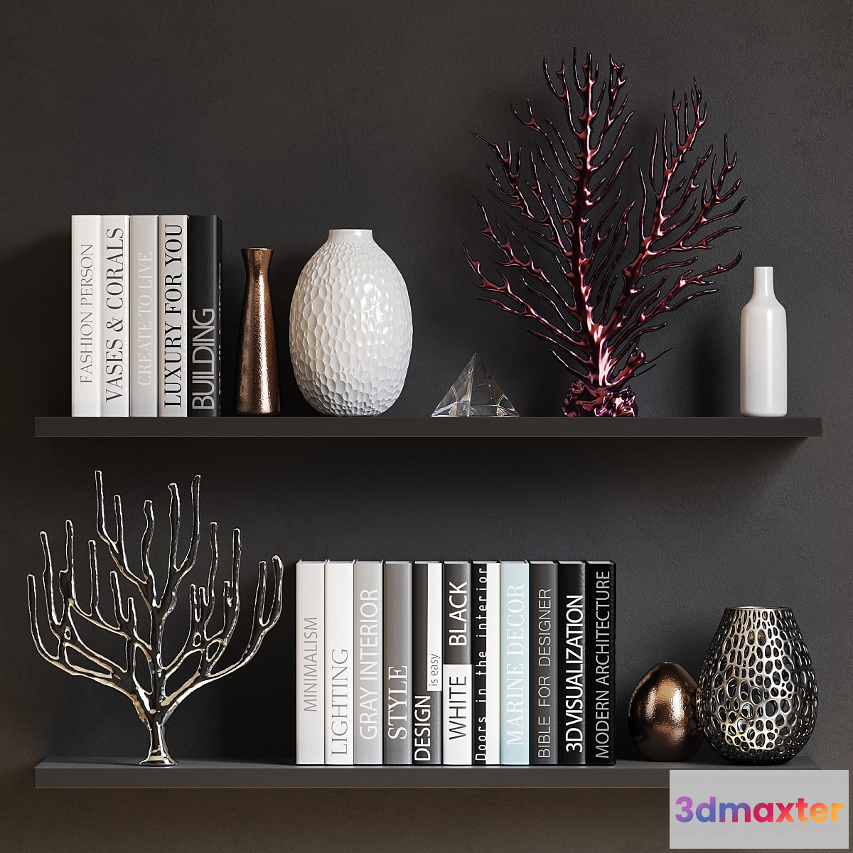 1331044 - Decorative set with coral 3D Max