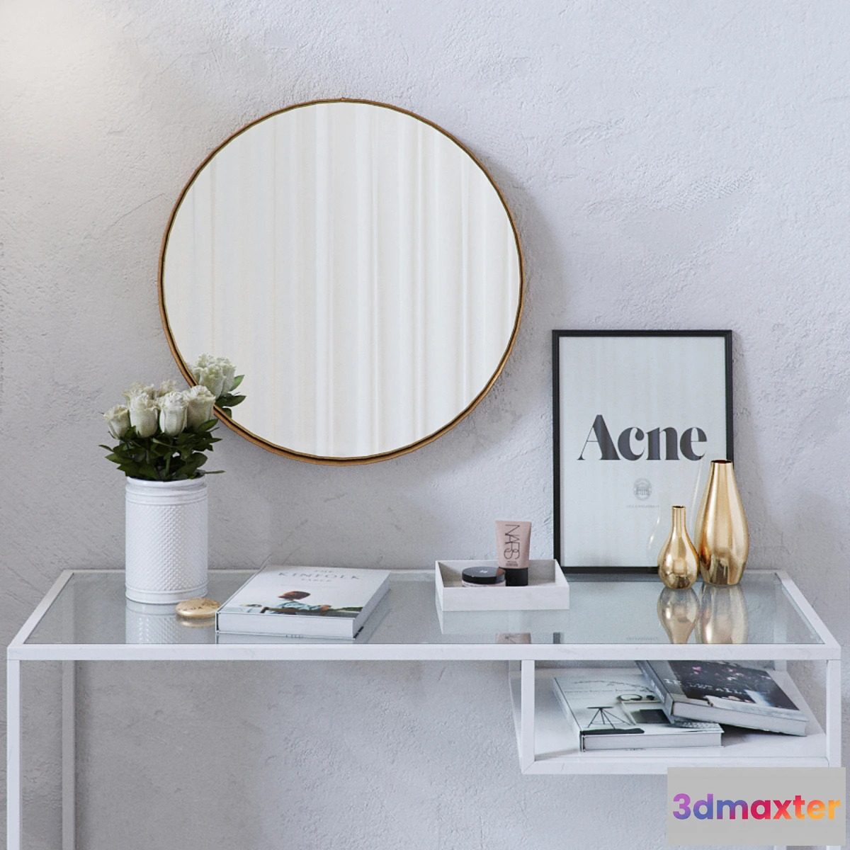 1339486 - Dressing Table Set 001 3D Max