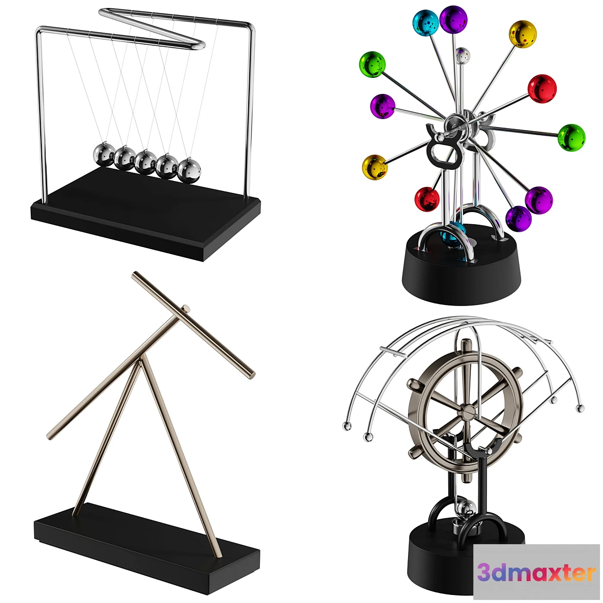 1339715 - Anti-stress pendulum set 1 3D Max