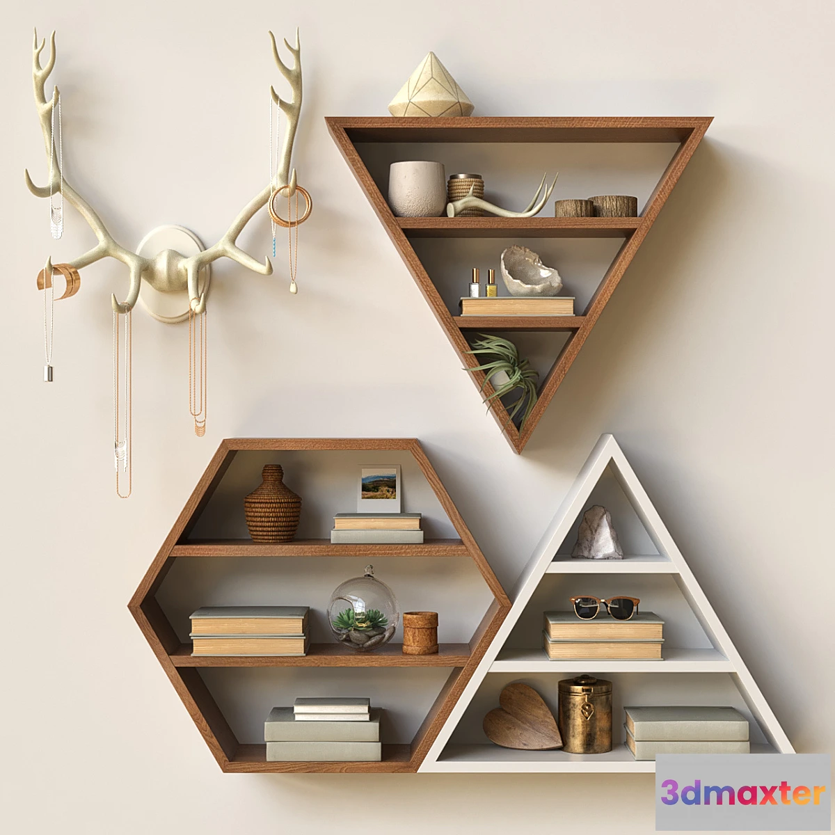 1339910 - Triangular Shelves 3D Max