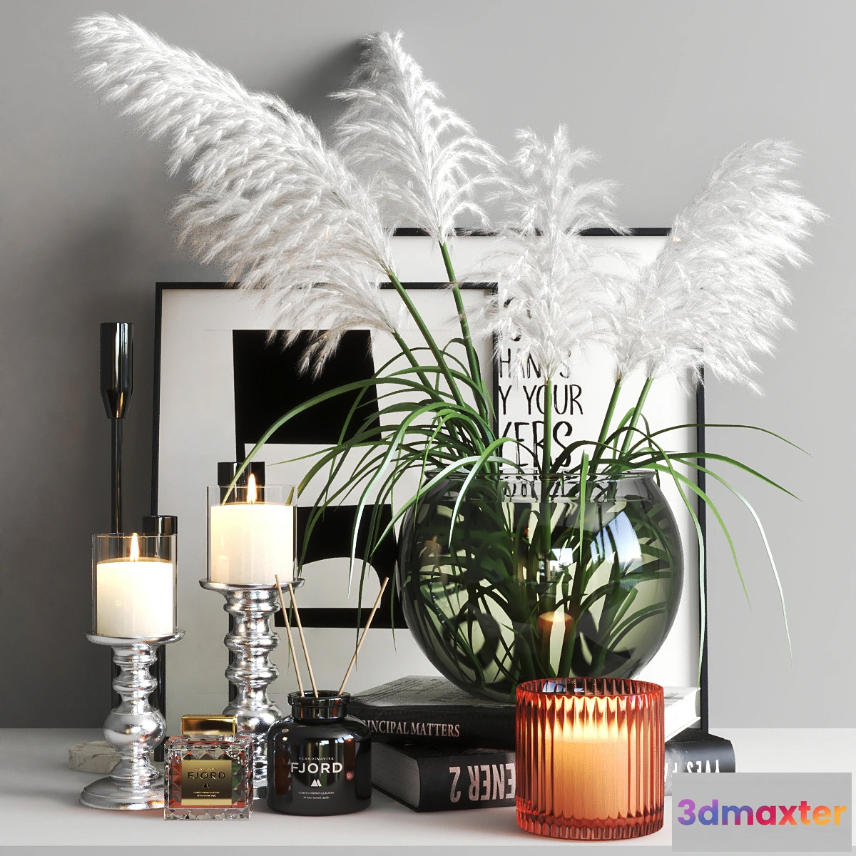 1341856 - set356 -Cortaderia 3D Max