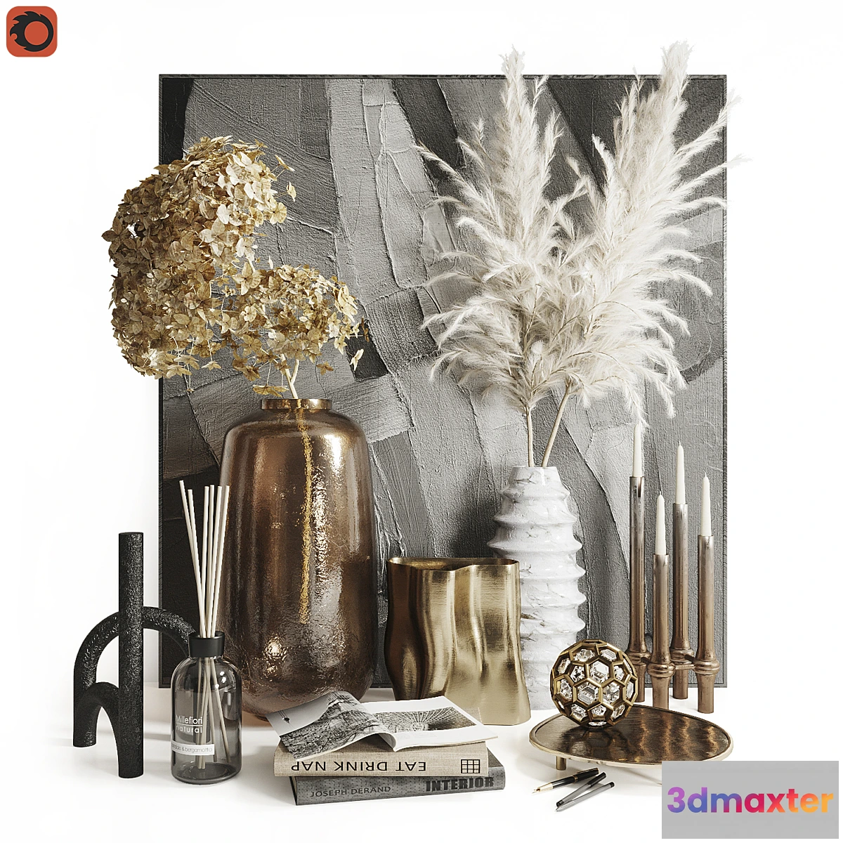 1342188 - Decorative set 32 3D Max