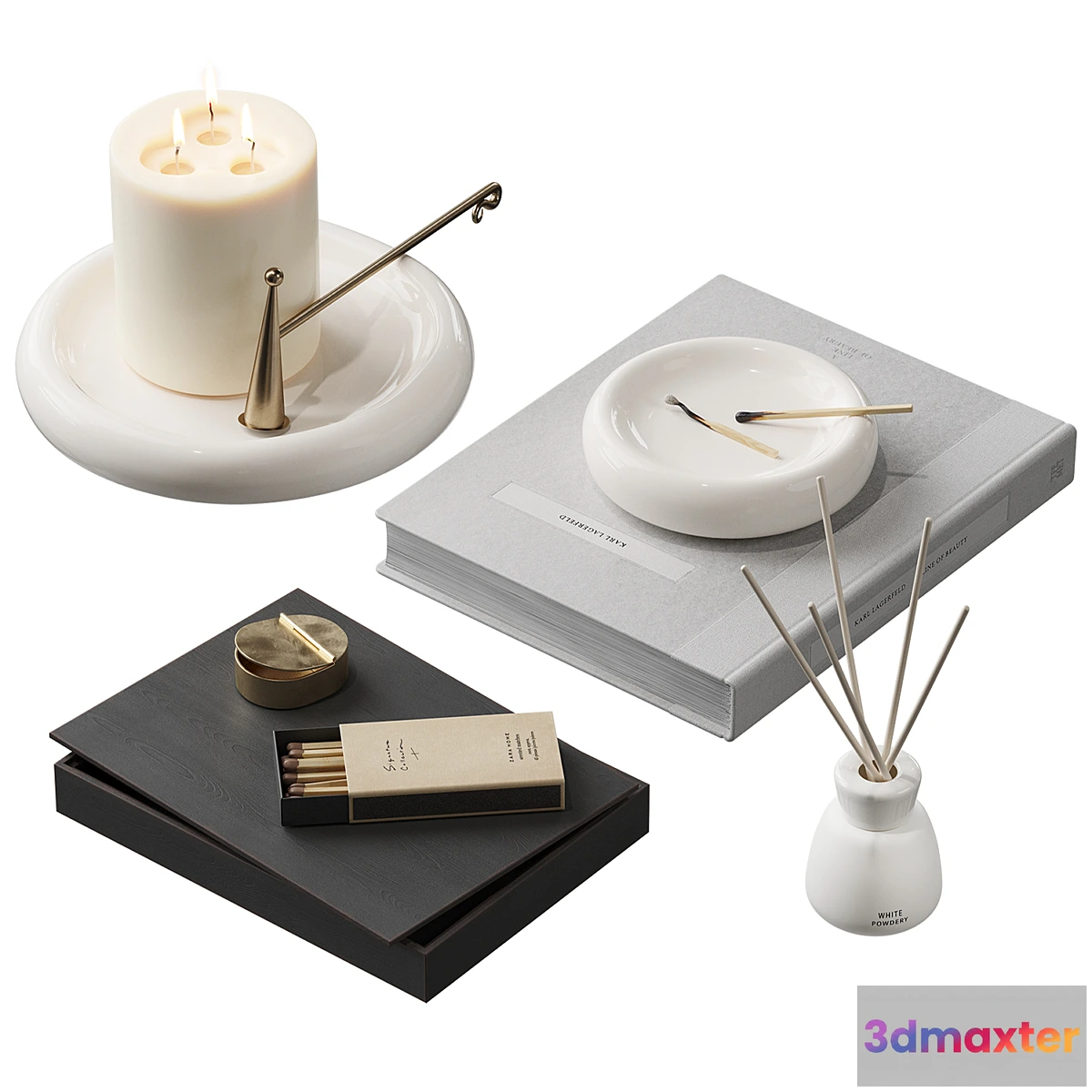 1342930 - Decorative set ZARA HOME NG14 3D Max