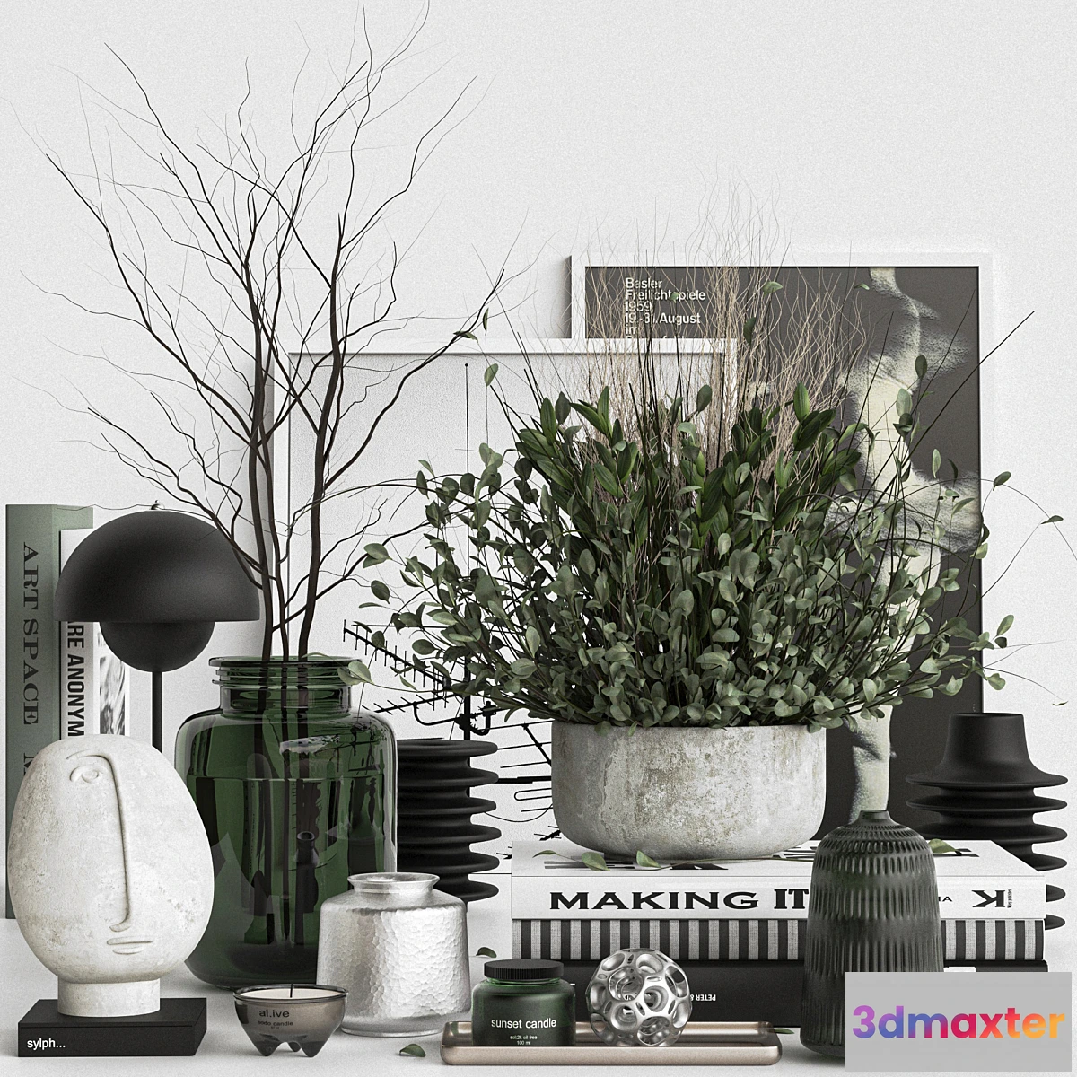 1343801 - Decorative set 022 - No.3 3D Max