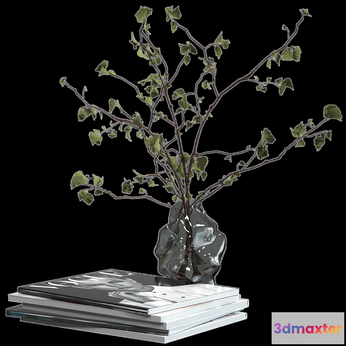 1347224 - Decorative set with candles - No.4 3D Max