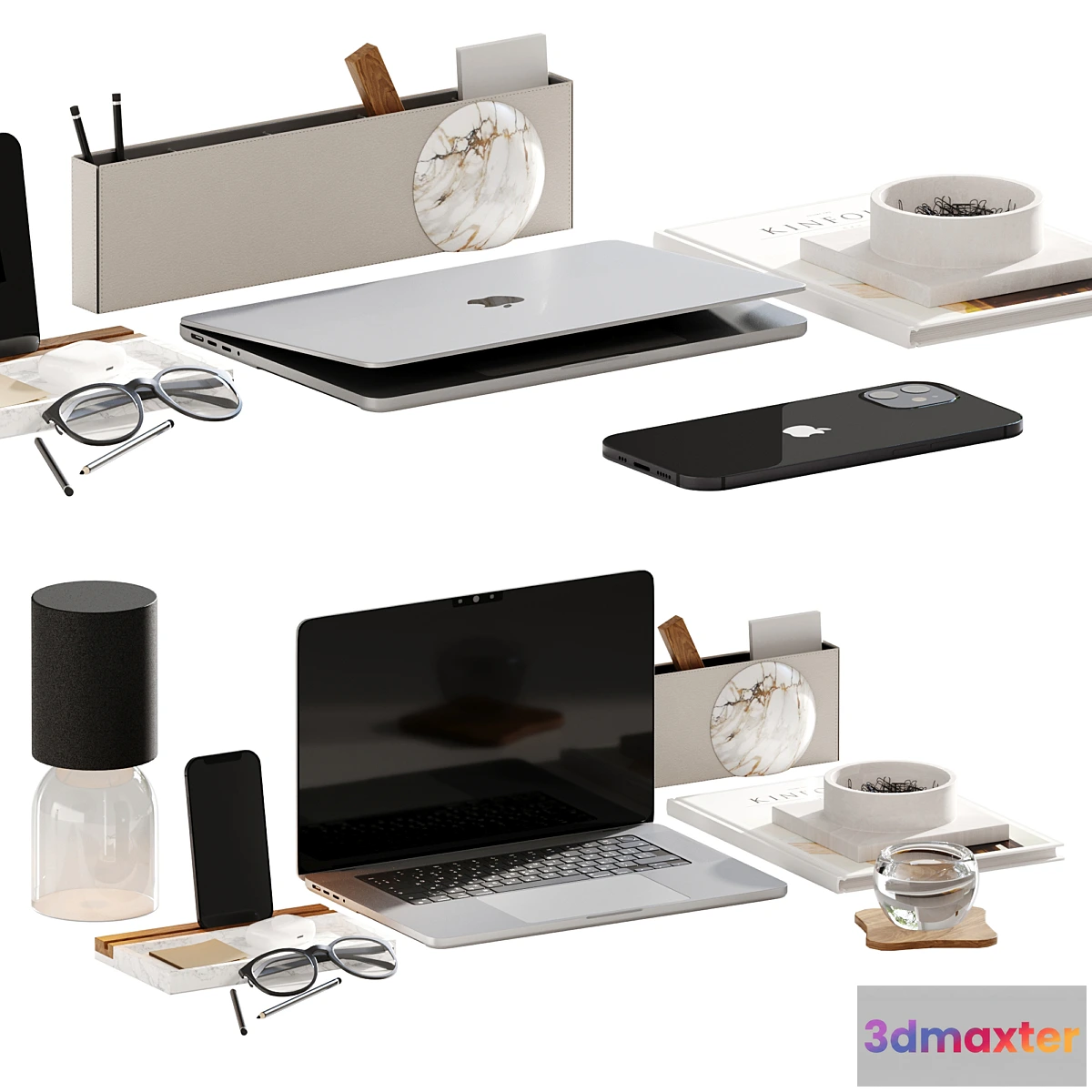 1348232 - Decorative set on the desktop 3D Max