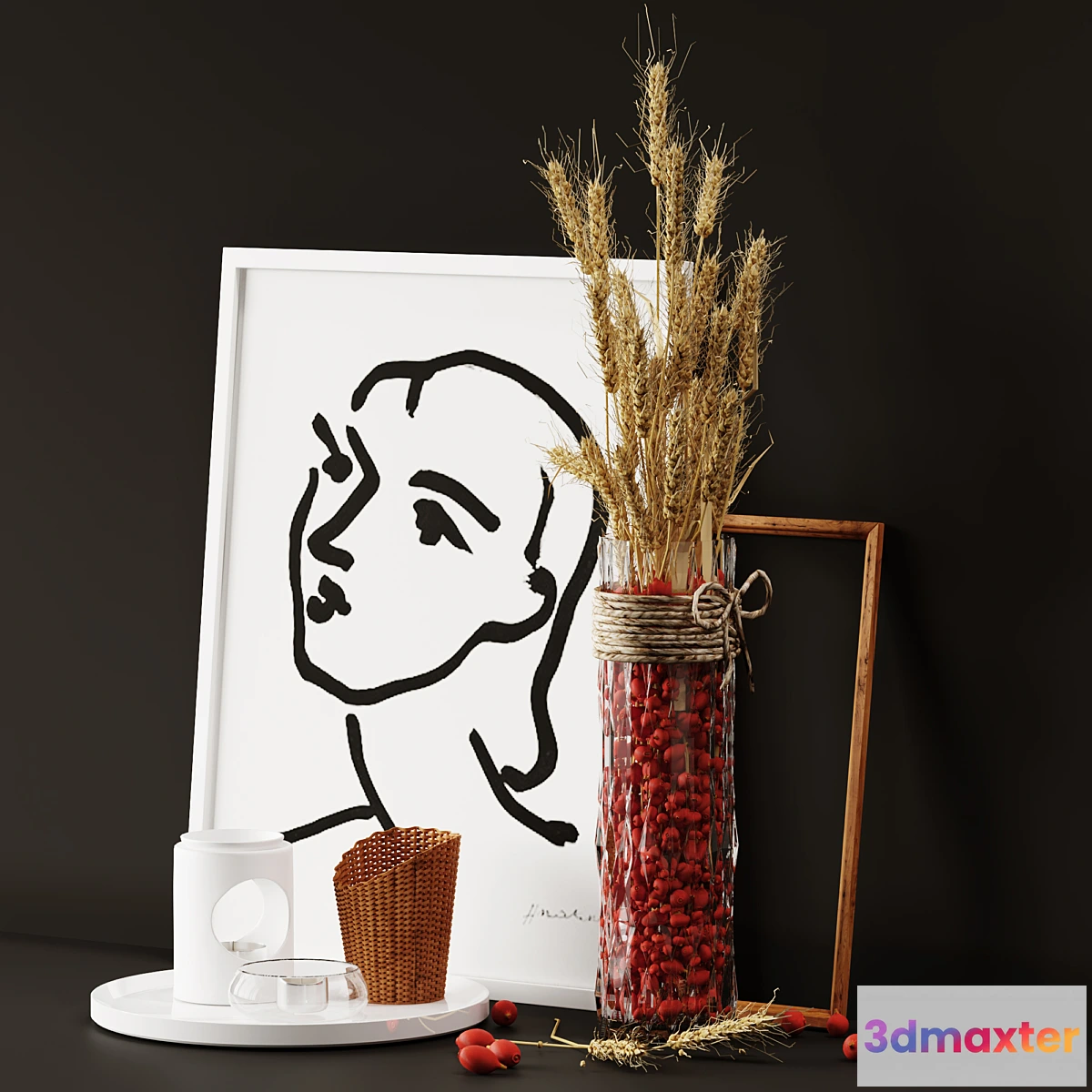 1350095 - DecorSet_01 3D Max