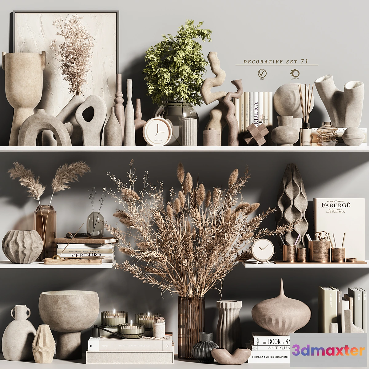 1350531 - decorative set 71(by.shayan.sharify) 3D Max