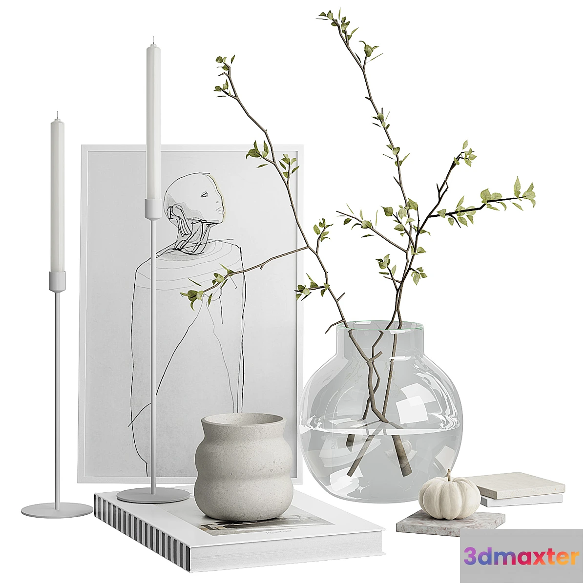 1353296 - Decor set 4 3D Max