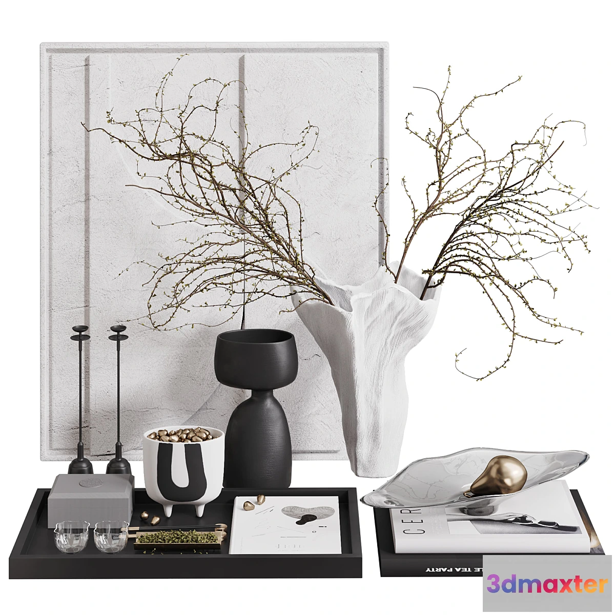 1355383 - Decorative Set 004 by Corner Design - No.2 3D Max