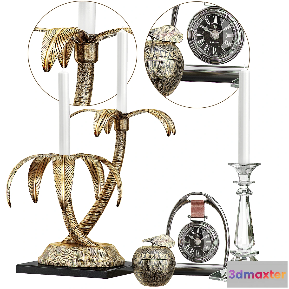 1356883 - Eichholtz Decoration Set 2 3D Max