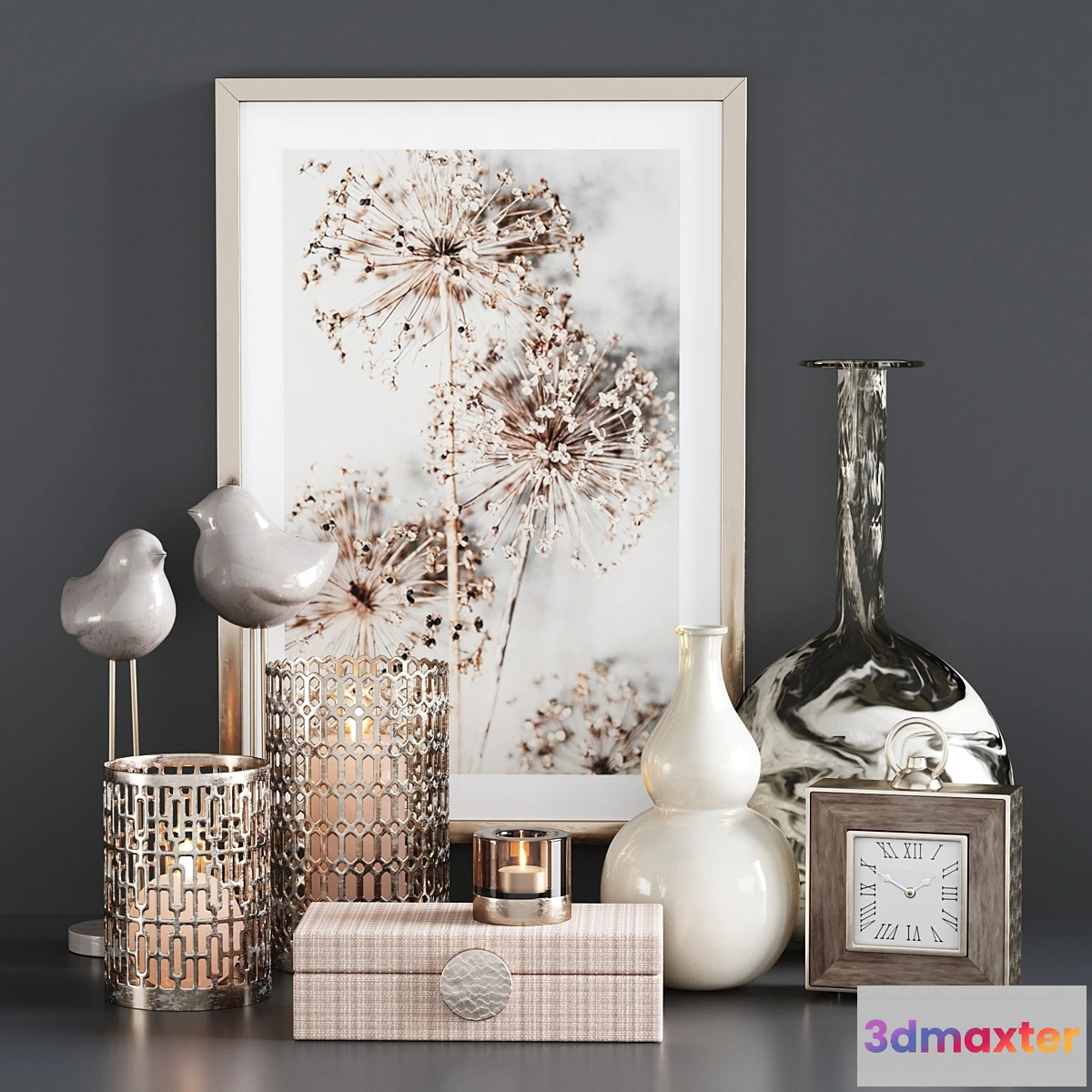 1357221 - Decorative Set 50 3D Max