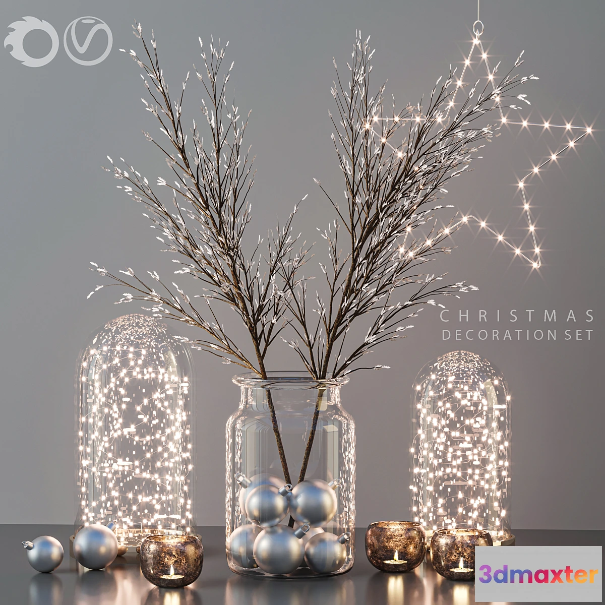 1357933 - Christmas Decoration Set_05 3D Max