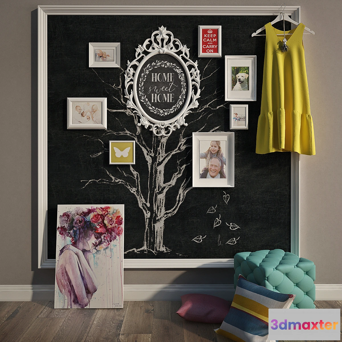 1393348 - Decorative set 3D Max