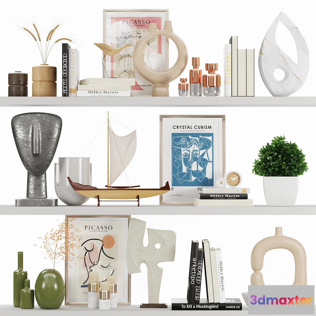 1394996 - Decorative Set 001 3D Max