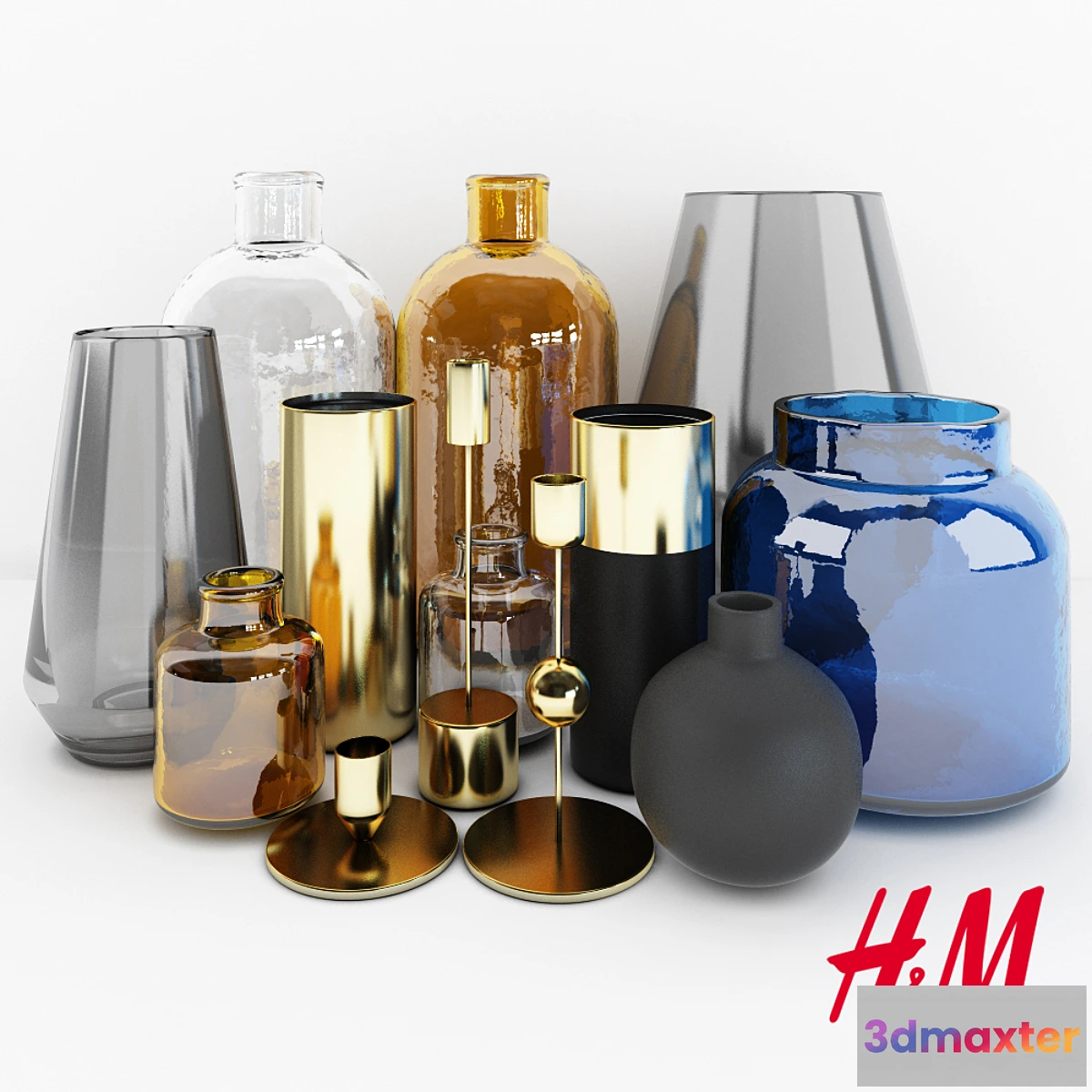 1399152 - Decorative set H&M 3D Max