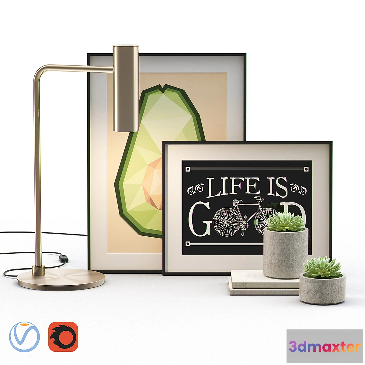 1400474 - Decorative Set I 3D Max