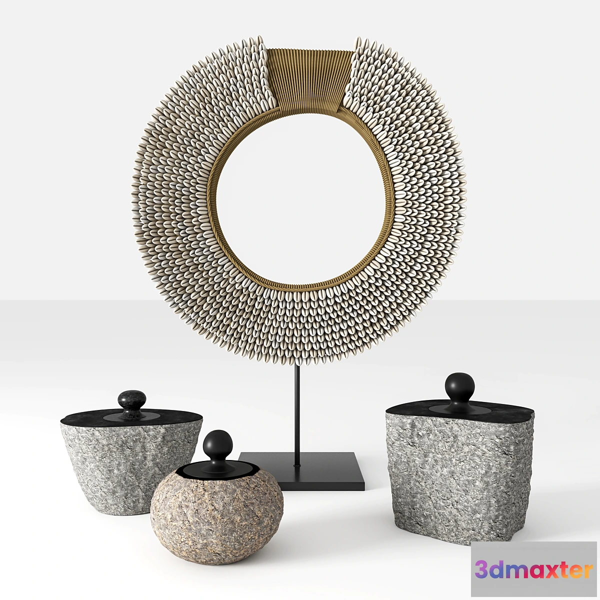 1403204 - Bali Home Decorative Set 3D Max