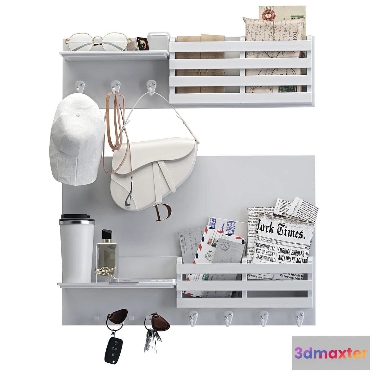 1404610 - Hallway Accessory Set 3D Max